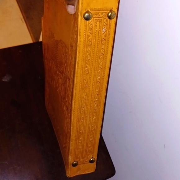 PYMSA Mexico Genuine Leather Portfolio Briefcase - Picture 11 of 13